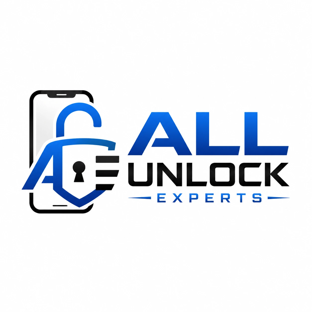 All Unlock Experts professional mobile device unlocking service logo